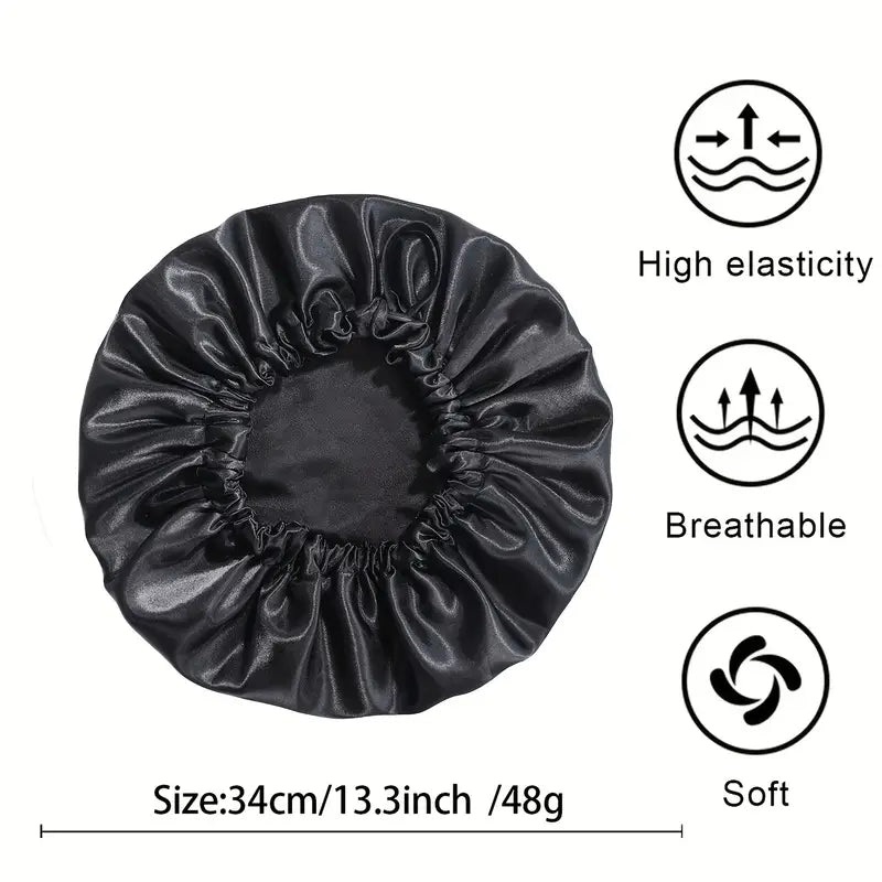 Adjustable Satin Bonnet For Sleeping