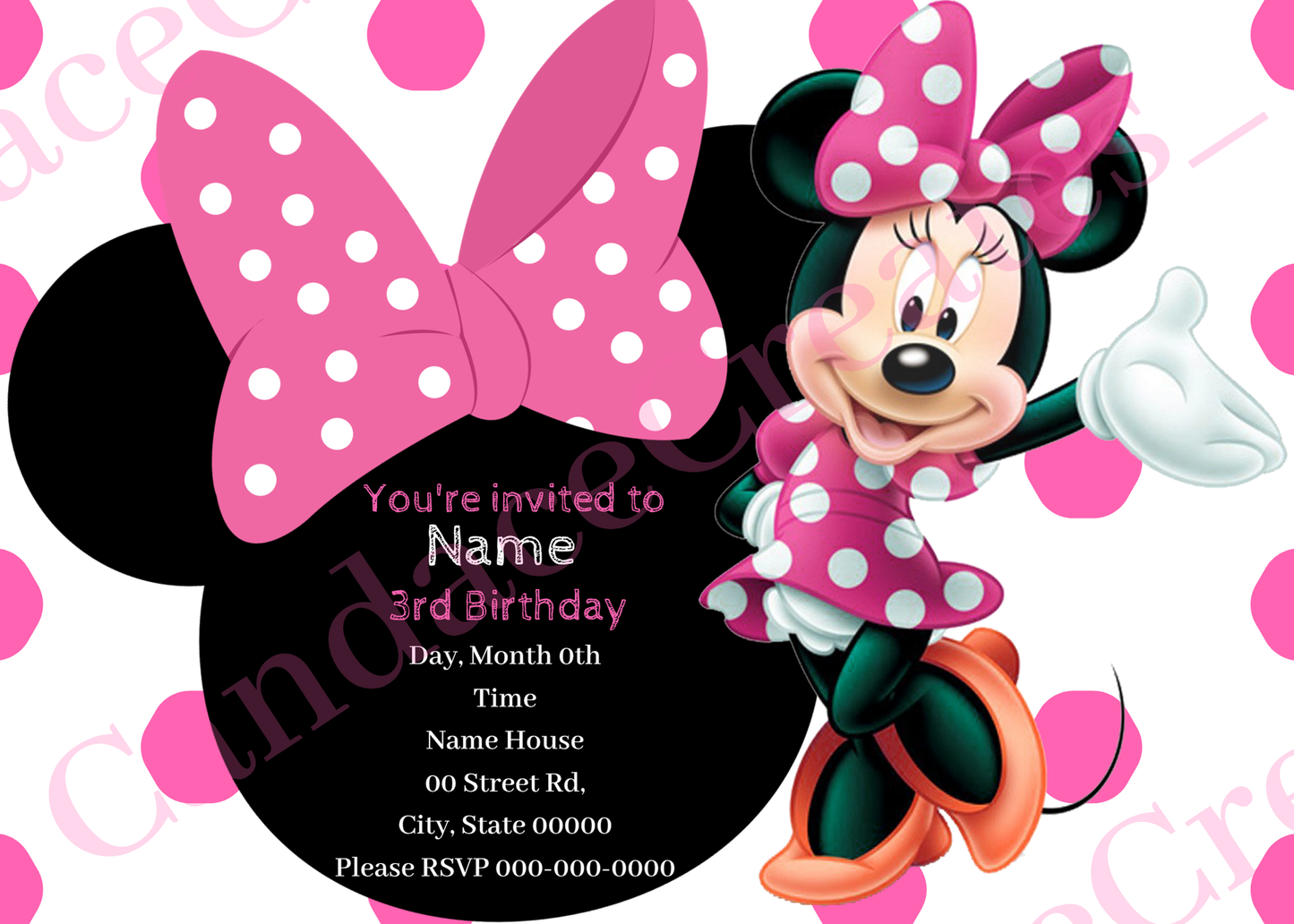 Mickey & Minnie Invite