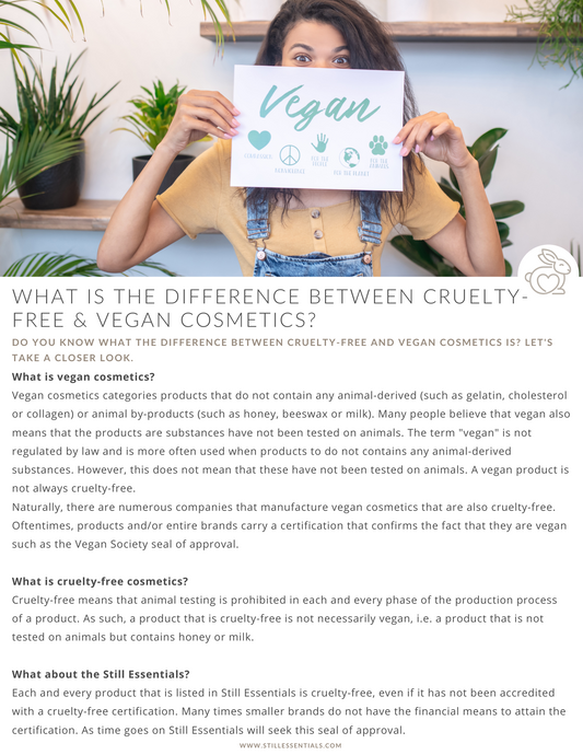 What Is The Difference Between Cruelty-Free & Vegan Cosmetics?