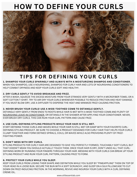 HOW TO DEFINE YOUR CURLS