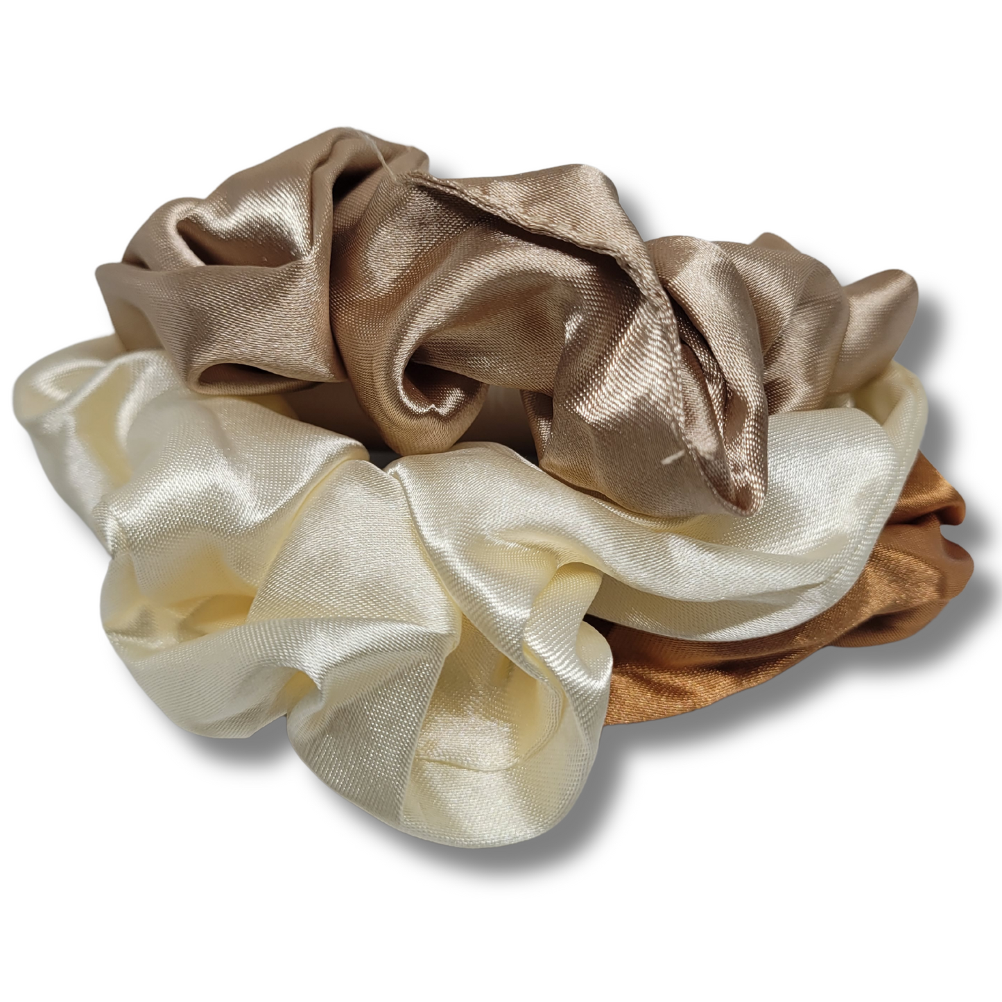 Nude Palette Satin Scrunchies 3pk