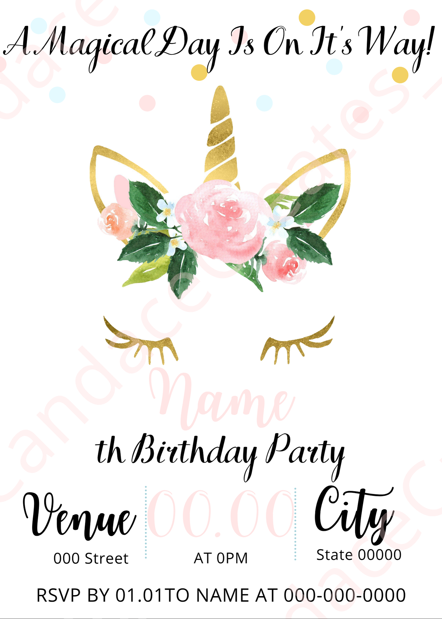 Unicorn Invite